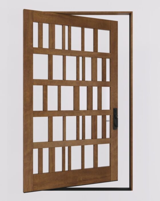 Mahogany CODRA SDL Contemporary Modern Shaker Pivot Door