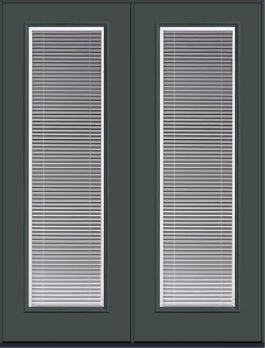 96 Low-E Raise/Tilt Low-E Smooth Fiberglass Double Doors , WBD Impact