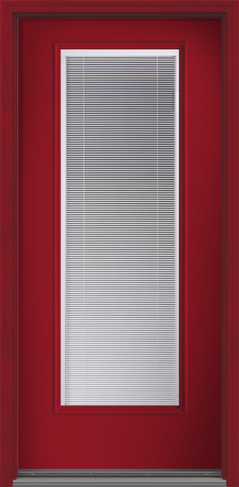 80 Low-E Raise/Tilt Smooth Full Lite Fiberglass Single Door , WBD Impact