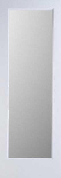 80 Primed 1 Lite French Frosted Glass Single Door