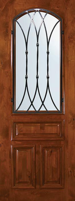 36" x 96" Arch Lite Warwick Alder Door