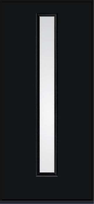 80 Clear Modern Pulse Linea Centered Smooth Fiberglass Single Door , WBD Impact
