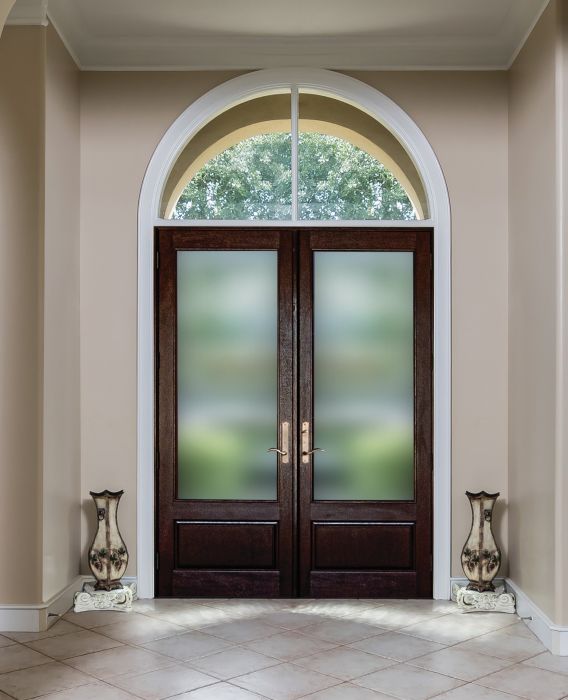 Low-e 96" 3/4 Lite Fiberglass Double Door