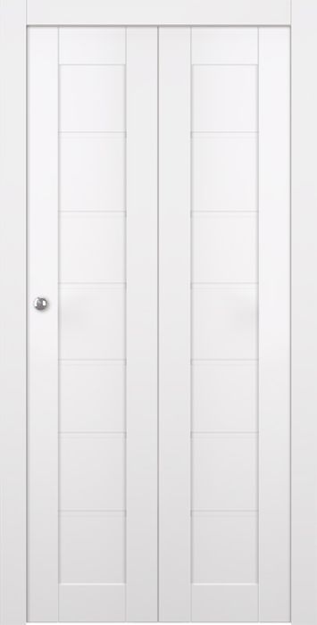 Prefinished Alda Snow White Modern Interior Bi-Fold 2 Door