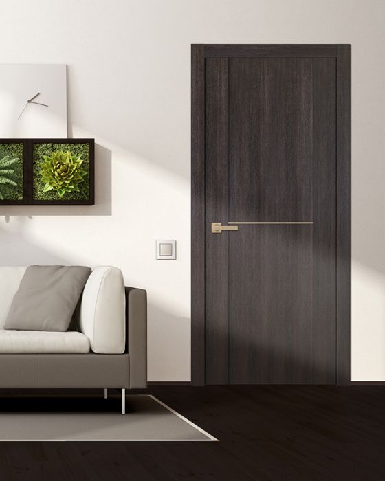 Prefinished Avon 01 1H Veralinga Oak Modern Interior Single Door