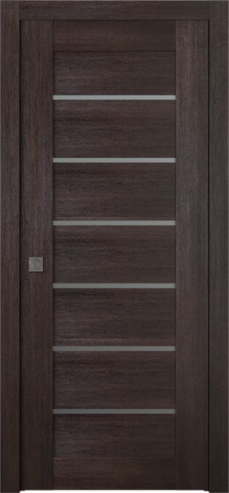 Prefinished Avon 07-02 Vetro Veralinga Oak Modern Interior Single Pocket Door