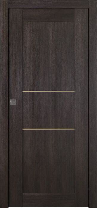 Prefinished Avon 07 2H Veralinga Oak Modern Interior Single Pocket Door