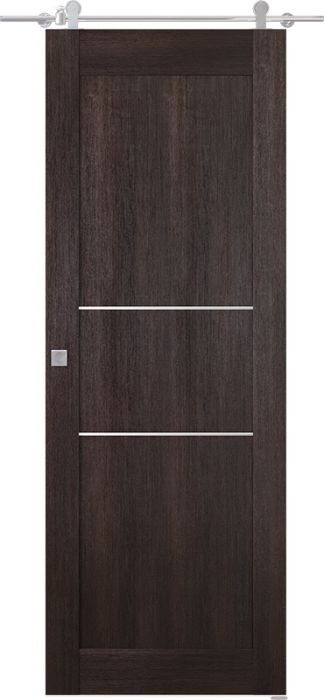 Prefinished Avon 07 2H Veralinga Oak Modern Interior Barn Door