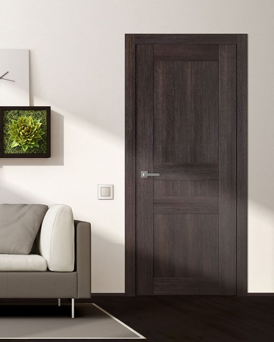 Prefinished Avon 07 2R Veralinga Oak Modern Interior Single Door
