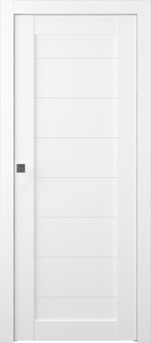 Prefinished Ermi Bianco Noble Modern Interior Single Pocket Door
