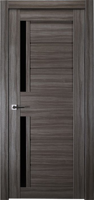 Prefinished Esta Bl Vetro Gray Oak Modern Interior Single Door