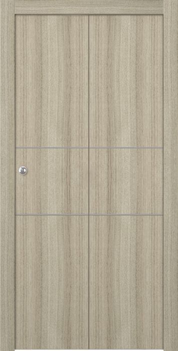 Prefinished Optima 2H Shambor Modern Interior Bi-Fold 2 Door