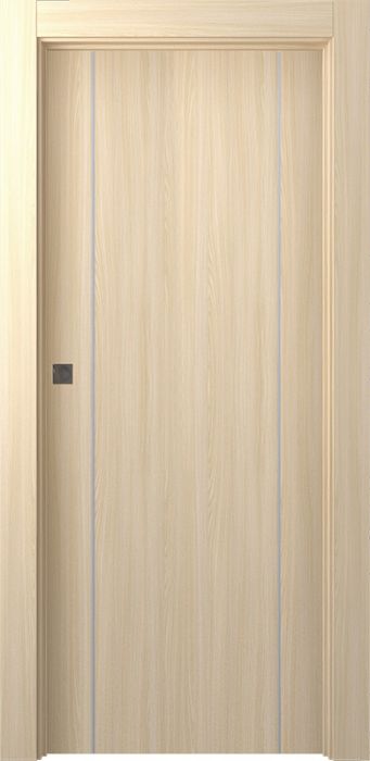 Prefinished Optima 2U Loire Ash Modern Interior Single Pocket Door