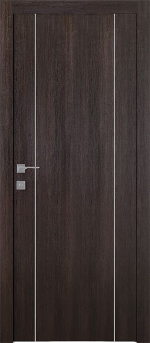 Prefinished Optima 2U Veralinga Oak Modern Interior Single Door