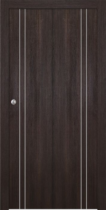 Prefinished Optima 2V Veralinga Oak Modern Interior Bi-Fold 2 Door