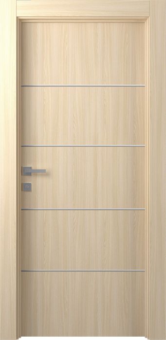 Prefinished Optima 4H Loire Ash Modern Interior Single Door