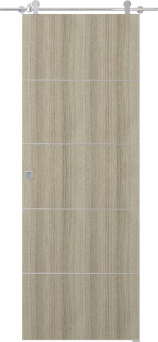 Prefinished Optima 4H Shambor Modern Interior Barn Door