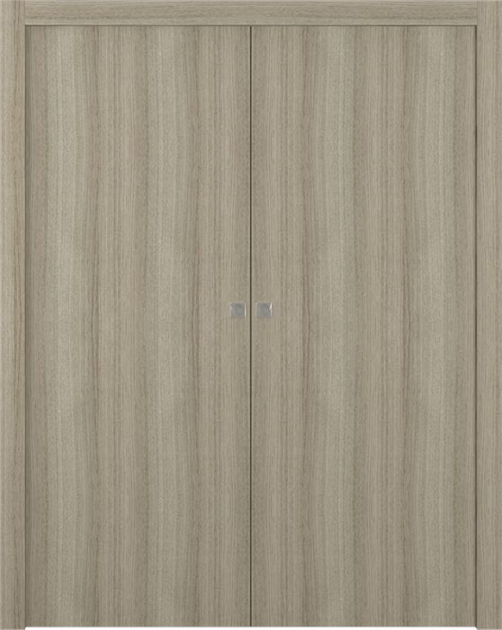 Prefinished Optima Shambor Modern Interior Double Pocket Door