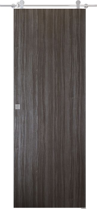 Prefinished Palladio Gray Oak Modern Interior Barn Door