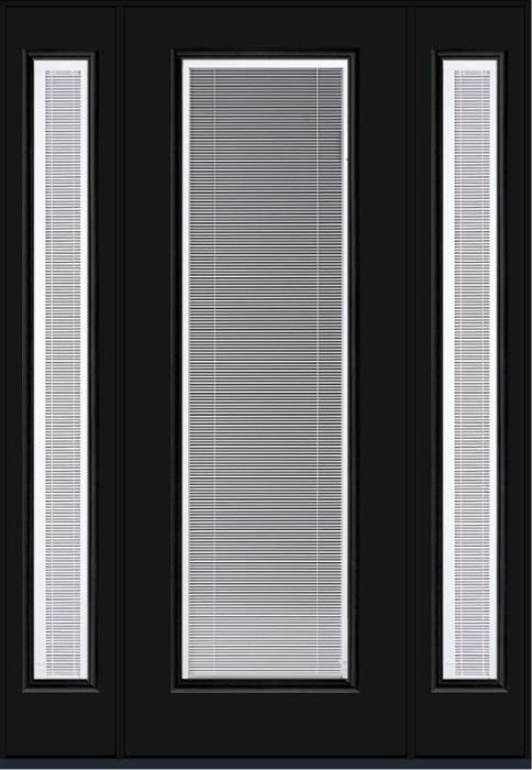 96 Clear Raise/Tilt Smooth Fiberglass Single Door,Sidelites , WBD Impact