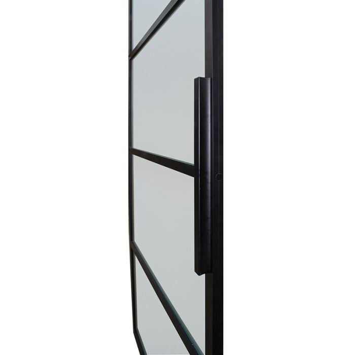 4 Lite Contemporary Metal Single Barn Door
