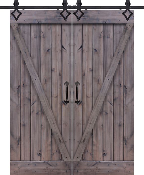 Z Barn Double Door- Knotty Alder