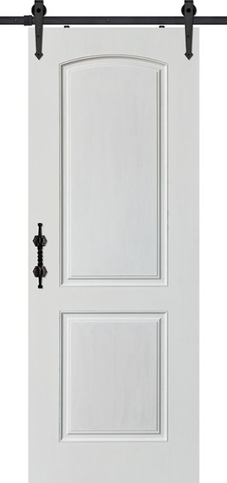 2 Panel MDF Single Barn Door- Design on 2 Side