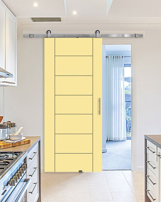 Brentwood MDF Single Barn Door- Design on 2 Side