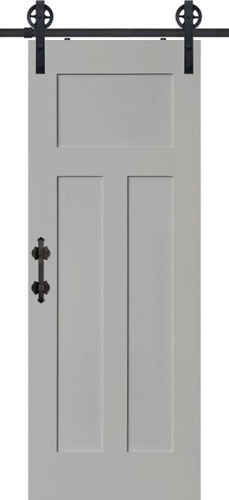 Craftsman MDF Single Barn Door- Design on 2 Side