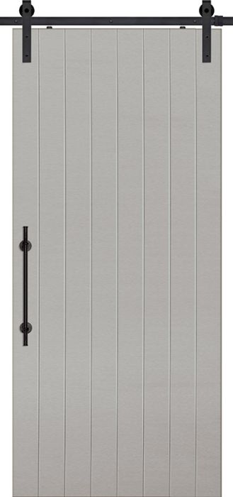 Full Plank MDF Single Barn Door- Design on 2 Side