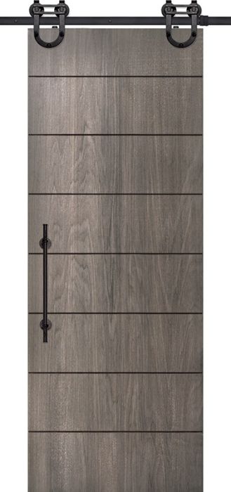 96" Birch Westwood Solid Contemporary Single Barn Door