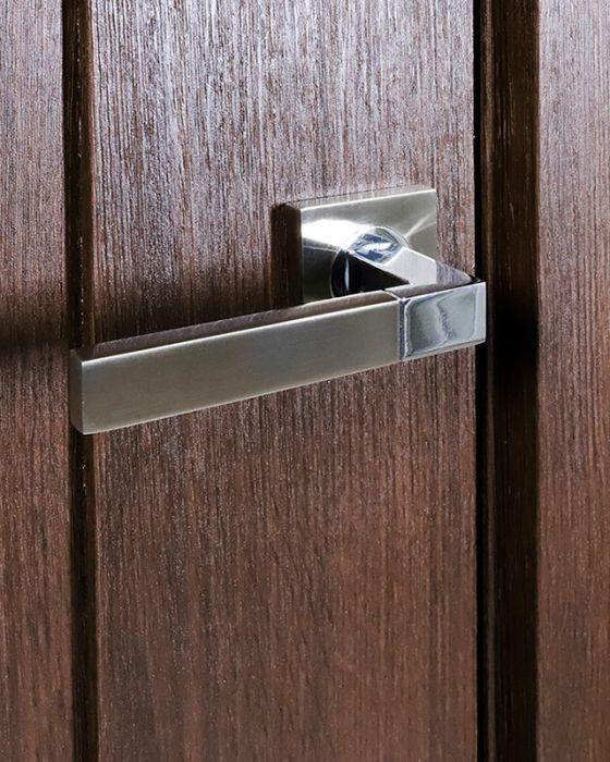 Prefinished Avon 01 4H Veralinga Oak Modern Interior Double Door