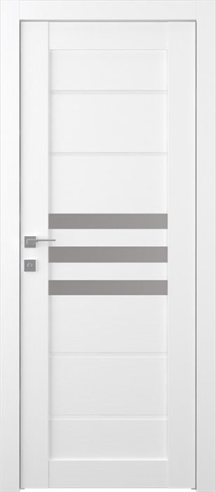 Prefinished Dome Vetro Bianco Noble Modern Interior Single Door
