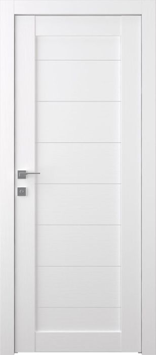 Prefinished Ermi Bianco Noble Modern Interior Single Door