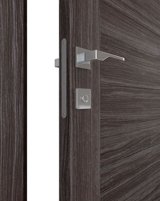 Prefinished Ermi Gray Oak Modern Interior Single Door