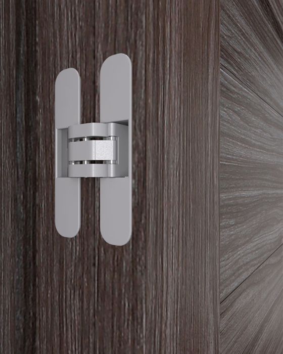 Prefinished Ermi Gray Oak Modern Interior Single Door