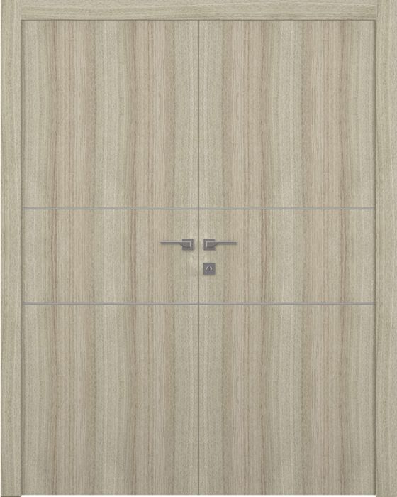 Prefinished Optima 2H Shambor Modern Interior Double Door