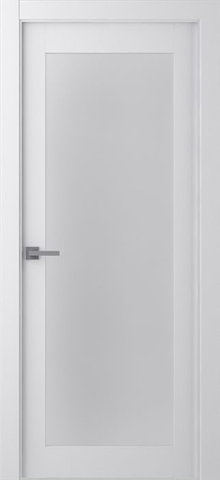 Prefinished Palladio 207 Vetro Bianco Noble Modern Interior Single Door