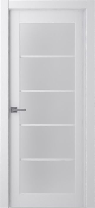 Prefinished Palladio 5 Lite Vetro Bianco Noble Modern Interior Single Door