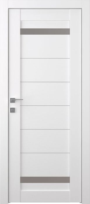 Prefinished Perla Vetro Bianco Noble Modern Interior Single Door