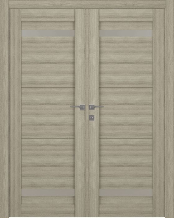 Prefinished Perla Vetro Shambor Modern Interior Double Door