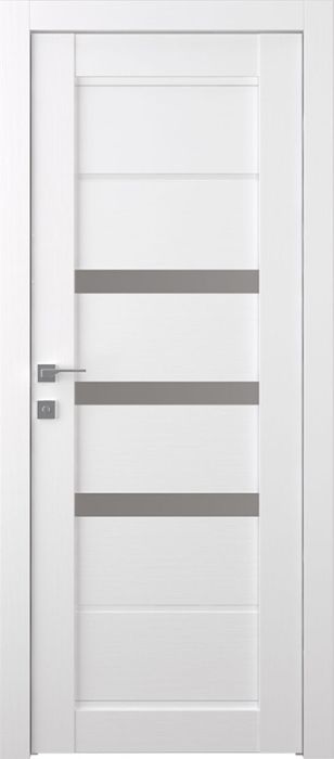 Prefinished Rita Vetro Bianco Noble Modern Interior Single Door