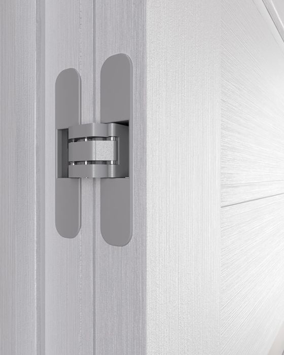 Prefinished Rita Vetro Bianco Noble Modern Interior Single Door