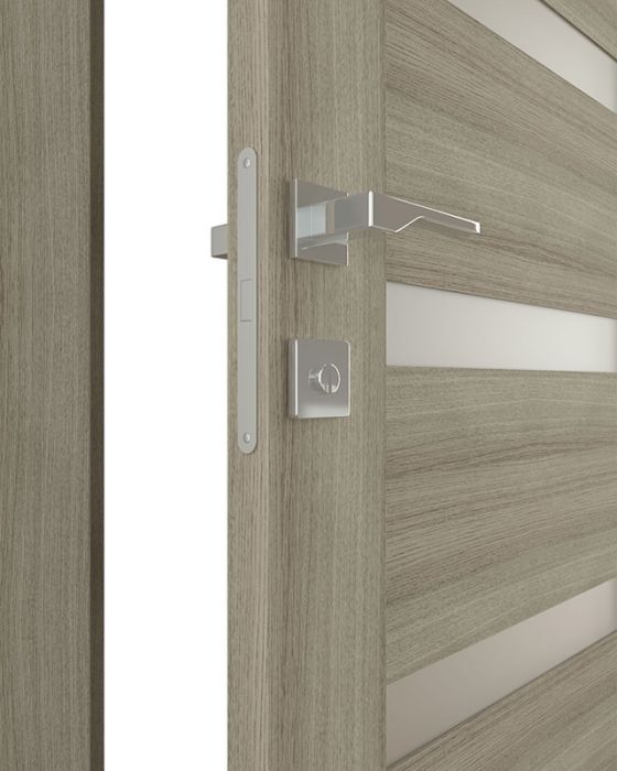 Prefinished Rita Vetro Shambor Modern Interior Double Door