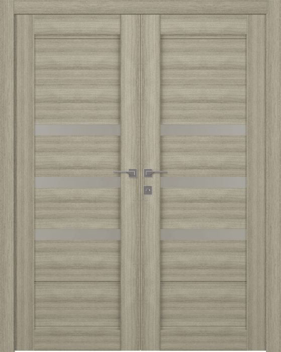 Prefinished Rita Vetro Shambor Modern Interior Double Door