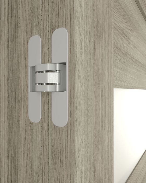 Prefinished Romi Vetro Shambor Modern Interior Double Door