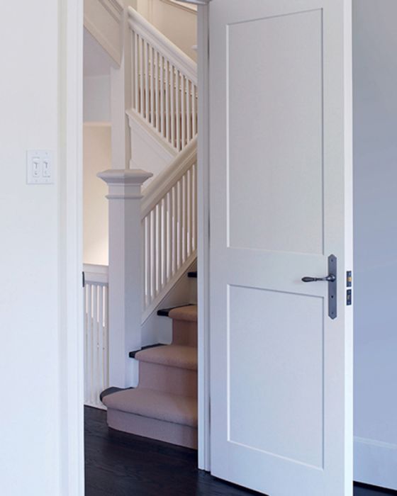96" 20 min Fire Primed 2 Panel Shaker Interior Door 1-3/4 Thick PRI840220M