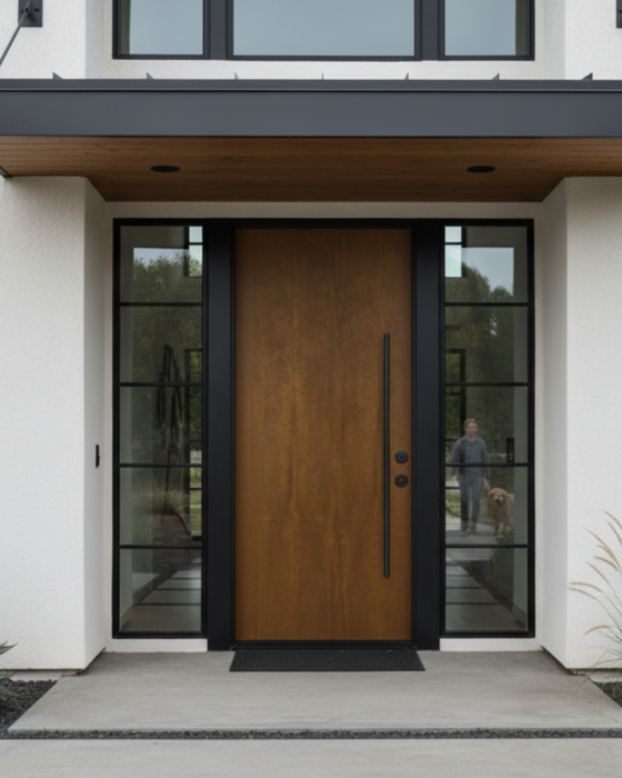 Blanq SOLID Flush Panel Contemporary Modern Single Door