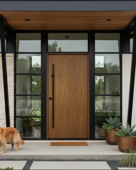 Blanq SOLID Flush Panel Contemporary Modern Single Door