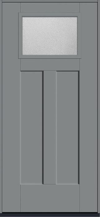 80 Granite Craftsman Top View 2 Panel Shaker Smooth Fiberglass Single Door , WBD Impact